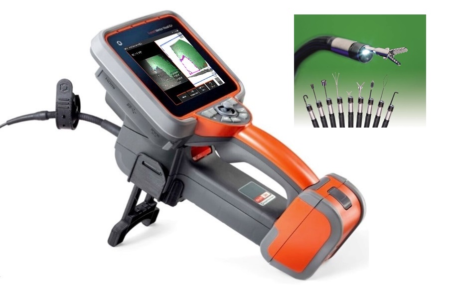 內(nèi)置機(jī)械手通道的高清智能三維測量孔探設(shè)備